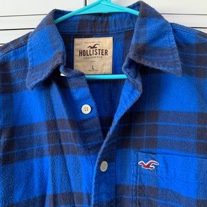 Hollister flannel size large